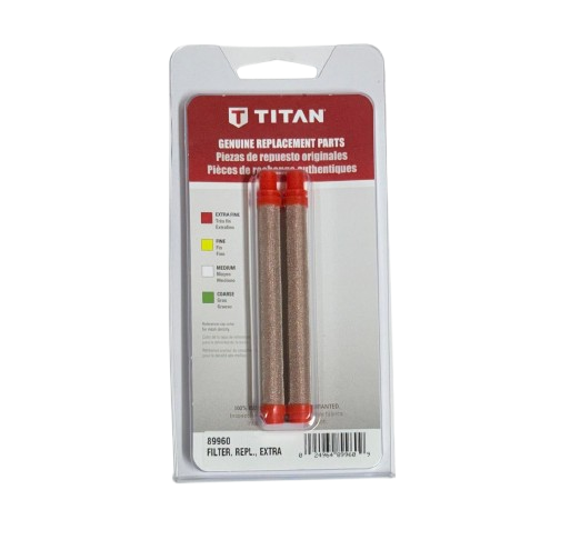 Titan 0089960 Extra Fine Mesh Filter (Red)